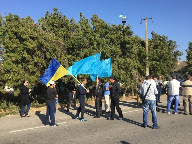 На границе уже все готово к блокаде Крыма (фоторепортаж)