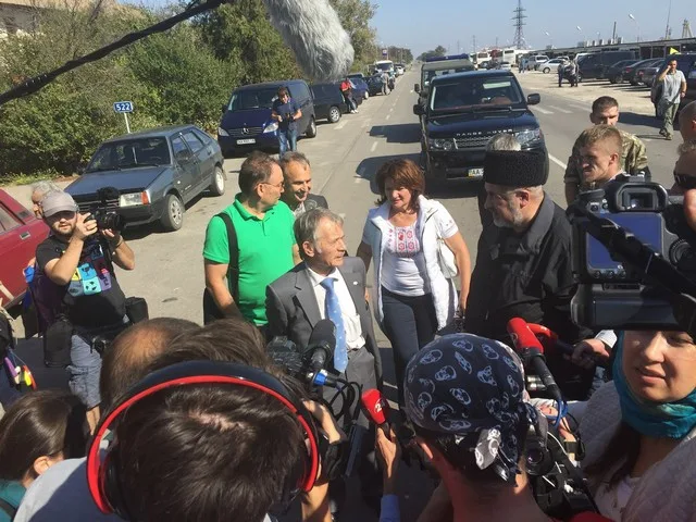 На границе уже все готово к блокаде Крыма (фоторепортаж)