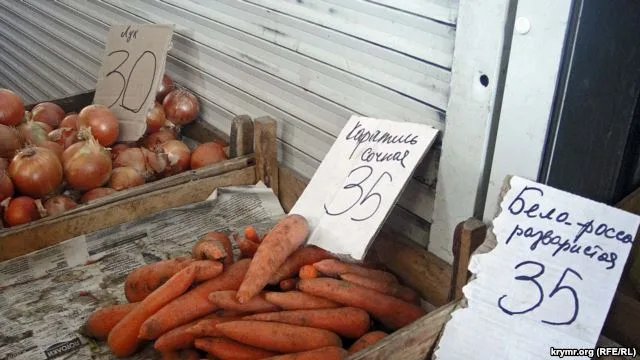 Слухи о подорожании продуктов в Симферополе в связи с блокадой не подтвердились
