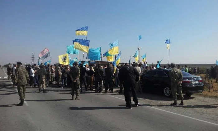На границе уже все готово к блокаде Крыма (фоторепортаж)