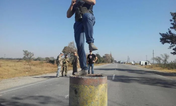 На границе уже все готово к блокаде Крыма (фоторепортаж)