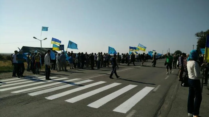 На границе уже все готово к блокаде Крыма (фоторепортаж)