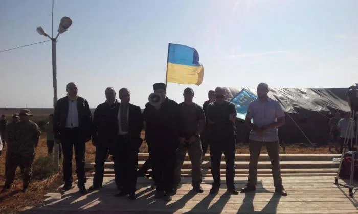 На границе уже все готово к блокаде Крыма (фоторепортаж)