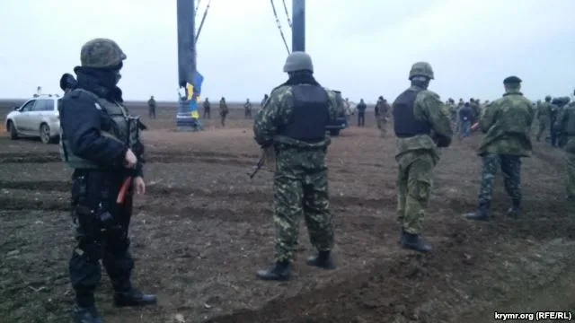 В Херсонской обл. произошли столкновения между участниками блокады и Нацгвардией, есть пострадавшие, – ПС