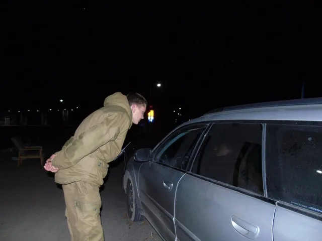 На блокпосту на Чонгаре крымчанин на Subaru сбил одного из “блокадников”