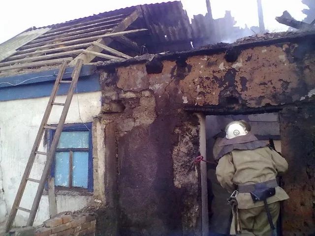 В Нижнесерогозском районе во время тушения пожара обнаружили труп