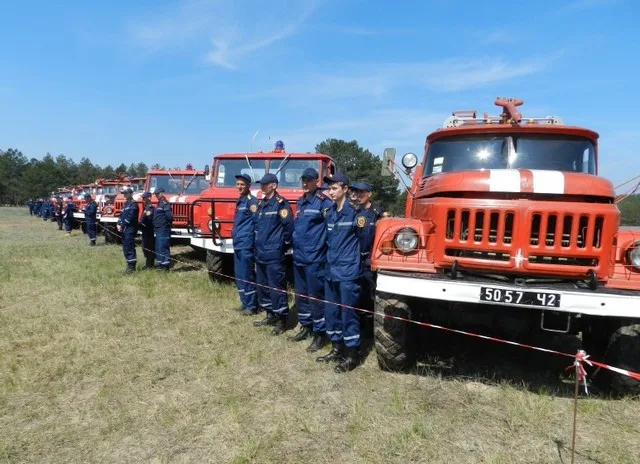 На Херсонщине тренировались тушить лесные пожары