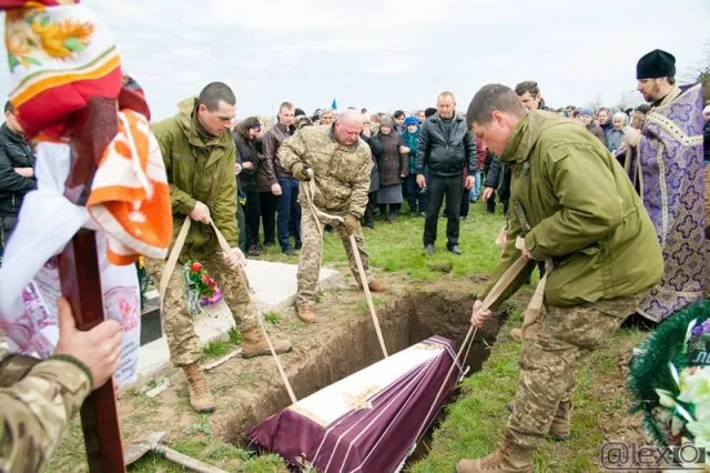 В Новофедоровке похоронили Юрия Горика, погибшего в ДТП в зоне АТО