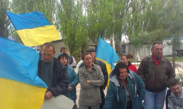 В Геническе опять бастовали предприниматели