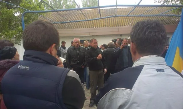 В Геническе опять бастовали предприниматели
