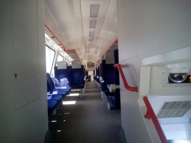 В Геническ прибыл из Харькова двухэтажный поезд “ИнтерСити”