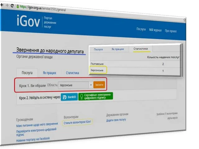 Обратиться к своему нардепу херсонцы теперь могут, не выходя из дома