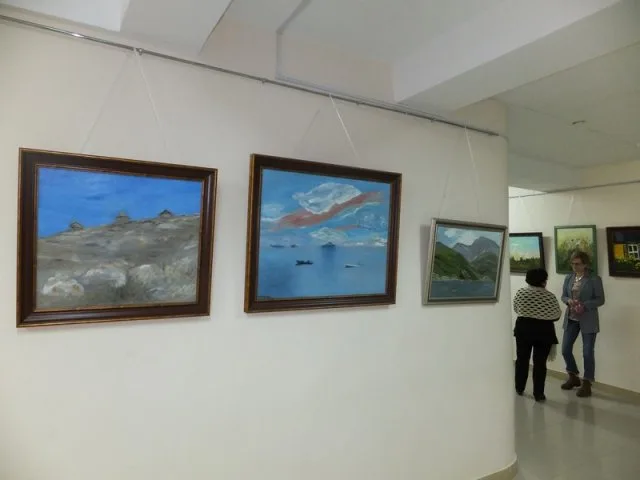 В Херсонском онкодиспансере открылась выставка художницы Раисы Танской