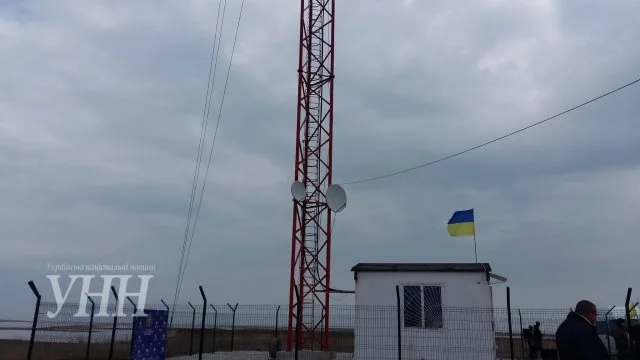 Как на Чонгаре открывали телерадиовышку, которая восстанавливает украинское вещание в Крыму