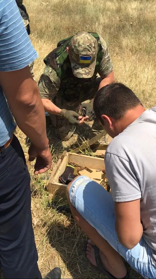На Херсонщине  проходят совместные военные  учения 56-й бригады и территориальной обороны