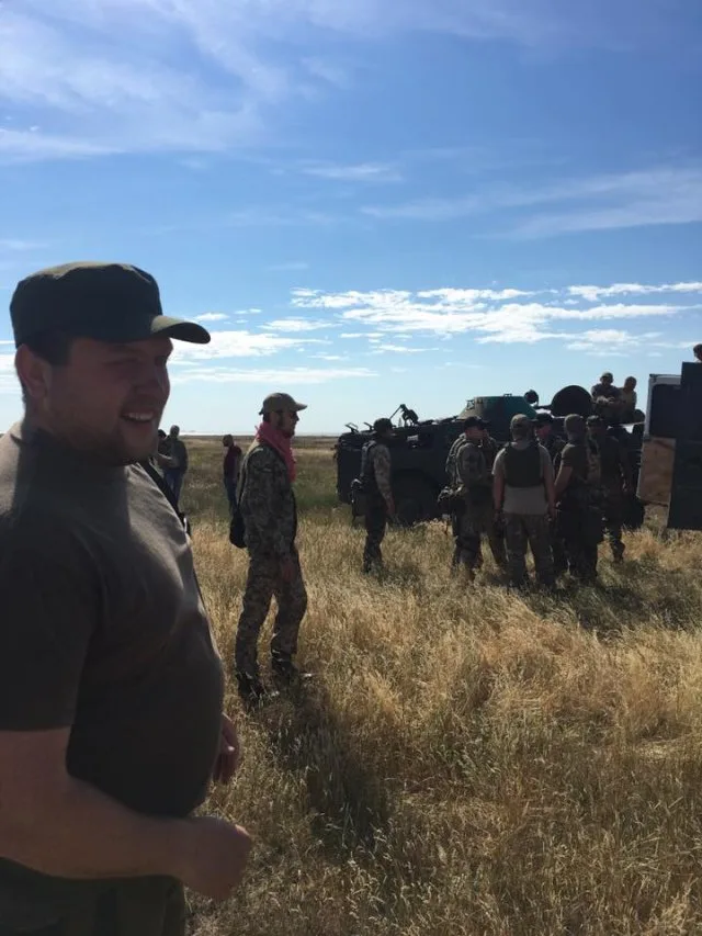 На Херсонщине  проходят совместные военные  учения 56-й бригады и территориальной обороны