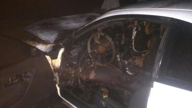 Херсонской активистке сожгли автомобиль