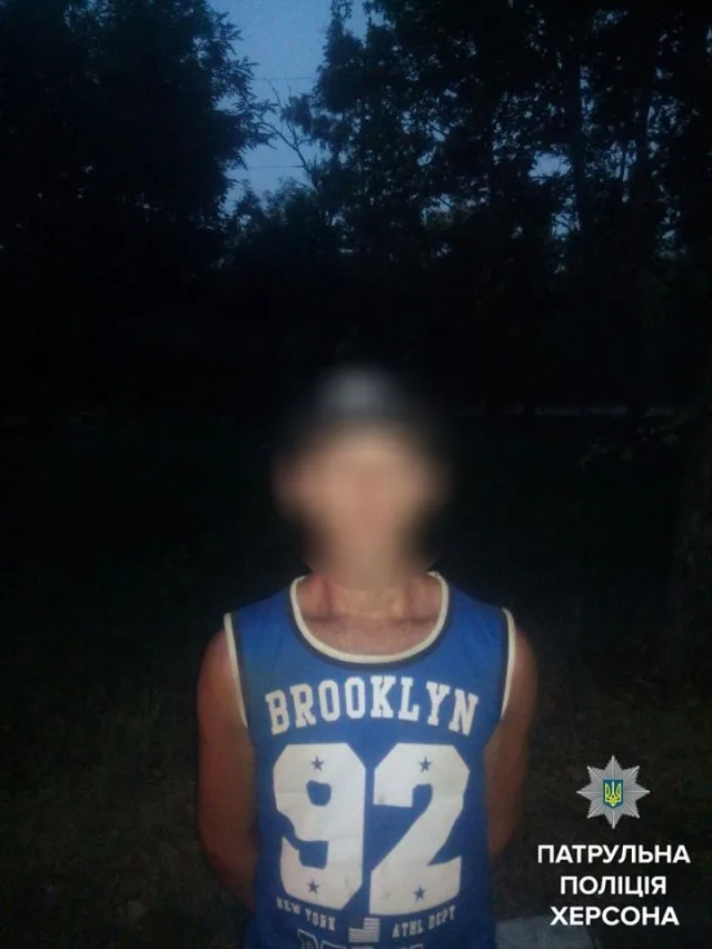 Херсонские патрульные, приехав на семейную разборку, заметили “ухоженный куст конопли”