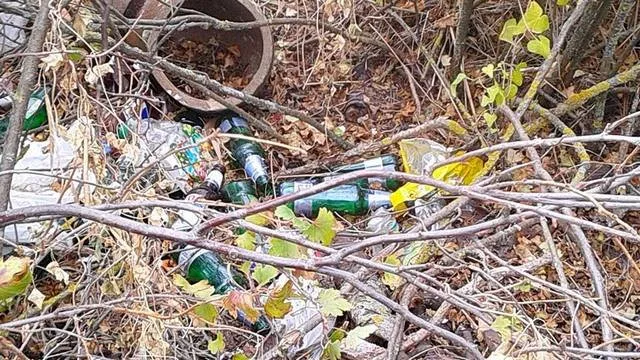 После туристического сезона Джарылгач превратился в мусорную свалку