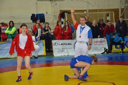 Херсонцы стали победителями чемпионата Украины по борьбе самбо