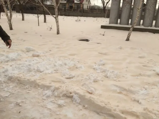 В Херсоне идет дождь с песком