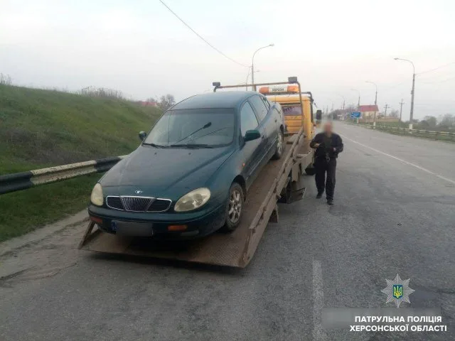 В Херсоне задержали очередного пьяного за рулем