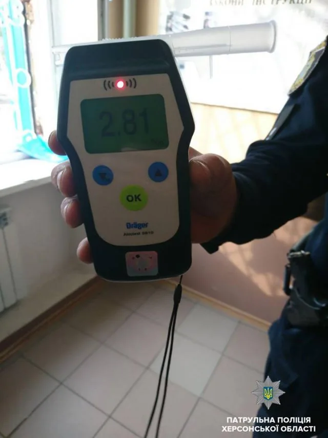 В Херсоне задержали очередного пьяного за рулем