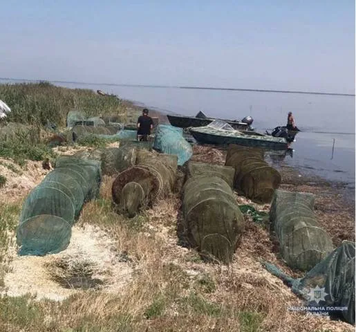 Херсонские полицейские задержали браконьеров, которые нанесли ущерб государству на 450 тысяч гривен