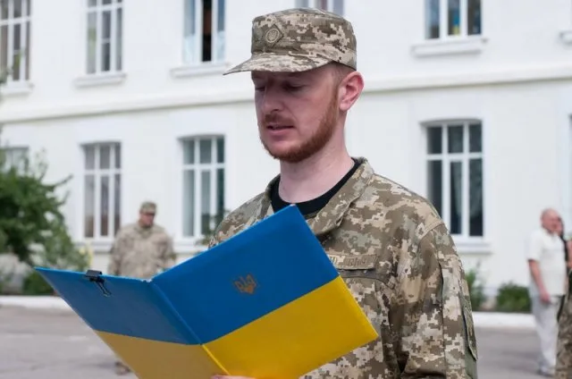 В Херсоне приняли присягу 20 офицеров-запаса – военные психологи