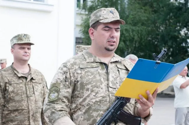 В Херсоне приняли присягу 20 офицеров-запаса – военные психологи