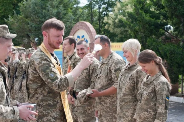 В Херсоне приняли присягу 20 офицеров-запаса – военные психологи