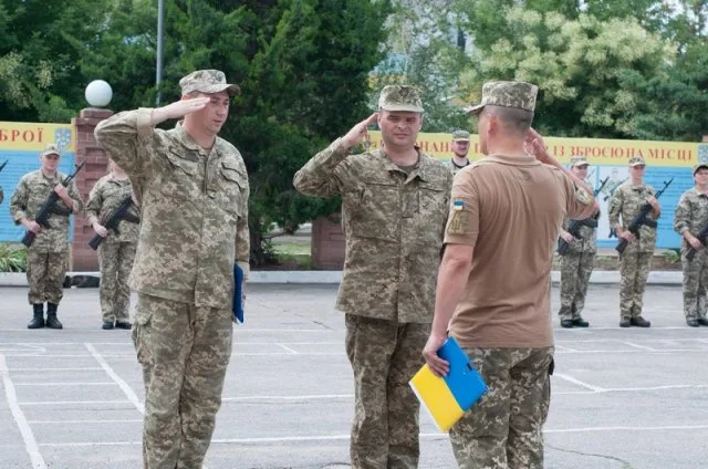 В Херсоне приняли присягу 20 офицеров-запаса – военные психологи