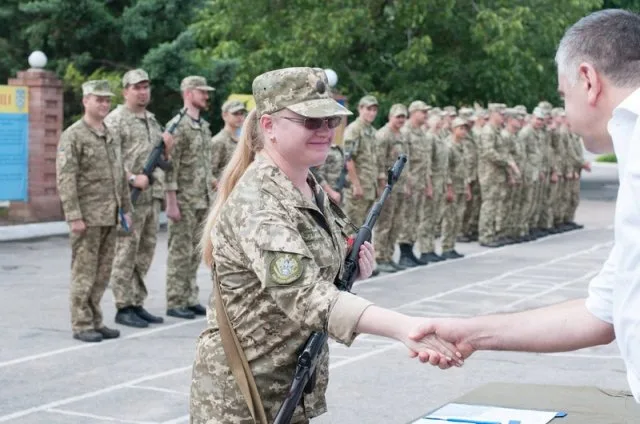 В Херсоне приняли присягу 20 офицеров-запаса – военные психологи