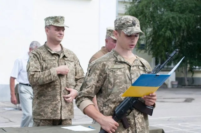 В Херсоне приняли присягу 20 офицеров-запаса – военные психологи