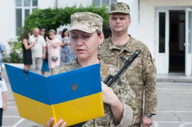 В Херсоне приняли присягу 20 офицеров-запаса – военные психологи