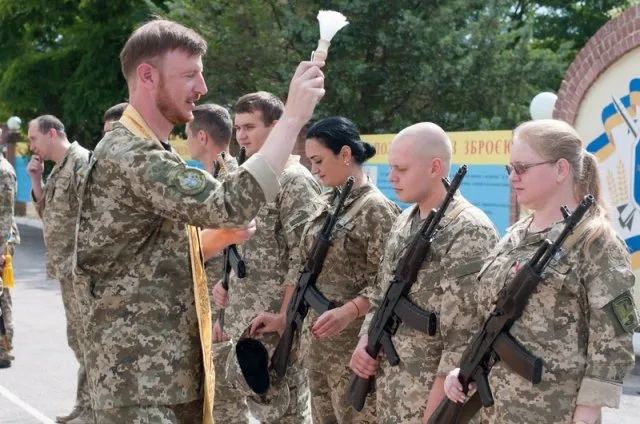 В Херсоне приняли присягу 20 офицеров-запаса – военные психологи