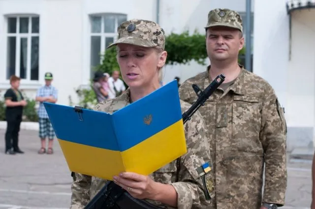 В Херсоне приняли присягу 20 офицеров-запаса – военные психологи