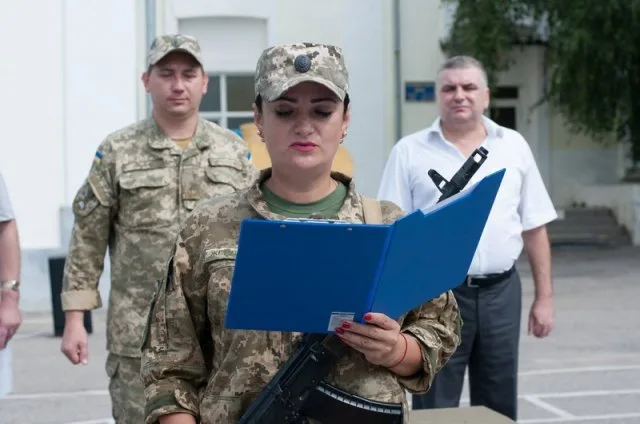 В Херсоне приняли присягу 20 офицеров-запаса – военные психологи
