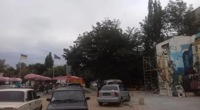 В Херсоне к Дню города электроподстанцию превратили в арт-объект