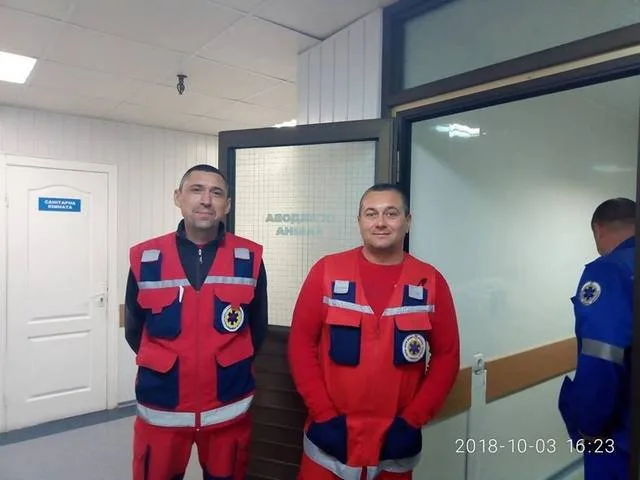 Реанимобиль херсонской “Скорой” доставил в Днепр раненого в ДТП АТОшника