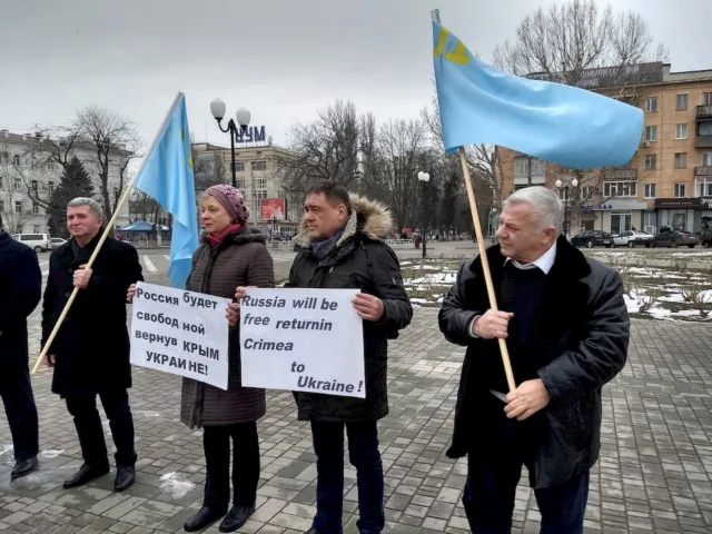В Херсоне требовали создать крымско-татарскую автономию