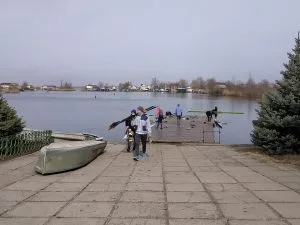 Студенты ХГУ учатся гребле