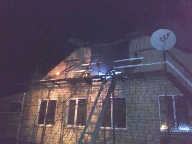 В Бериславском районе спасатели ликвидировали пожар в частном доме