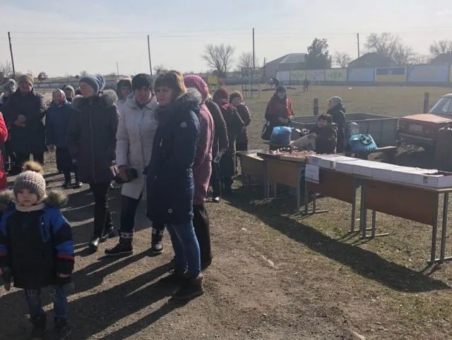 В Геническом районе для селян организовали праздник Масленицы