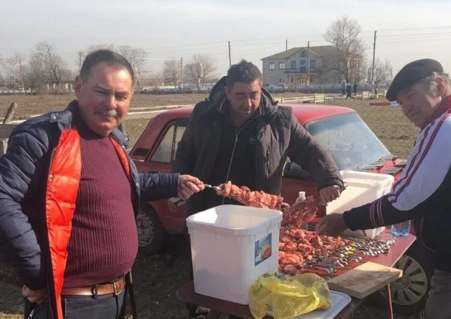В Геническом районе для селян организовали праздник Масленицы