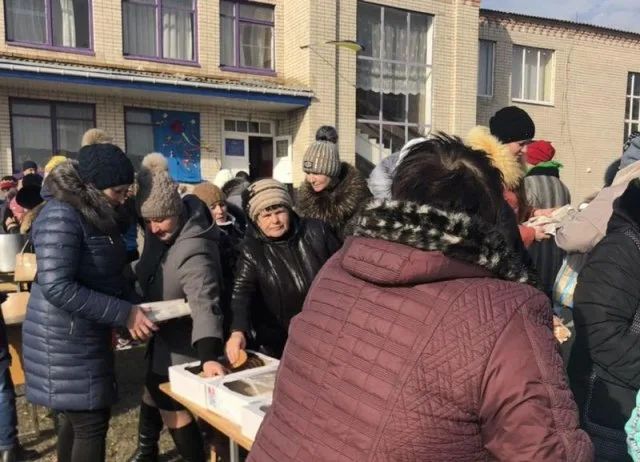 В Геническом районе для селян организовали праздник Масленицы