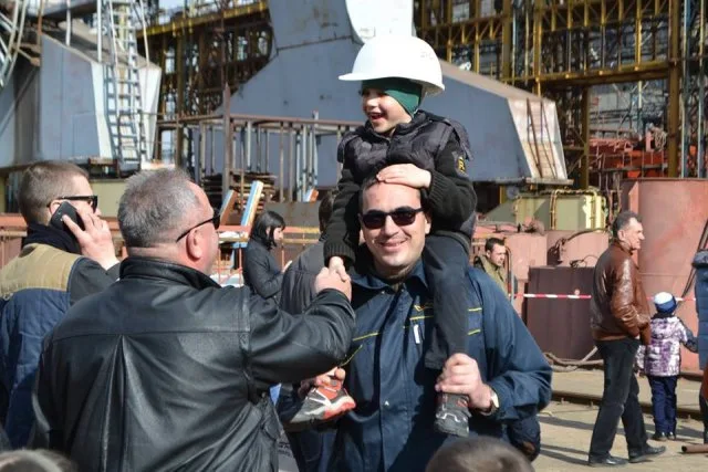 На Херсонской верфи Смарт Мэритайм Груп состоялся спуск танкера для голландской VEKA Group