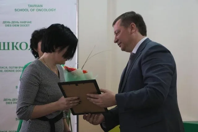 Сегодня на коллегии в облонкодиспансере награждали медиков
