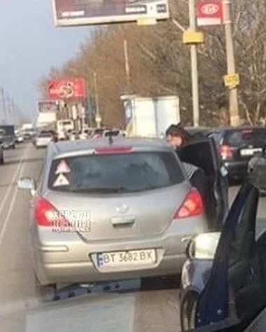 В Херсоне произошло ДТП на Бериславском шоссе