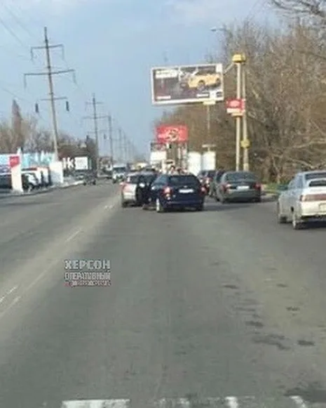 В Херсоне произошло ДТП на Бериславском шоссе